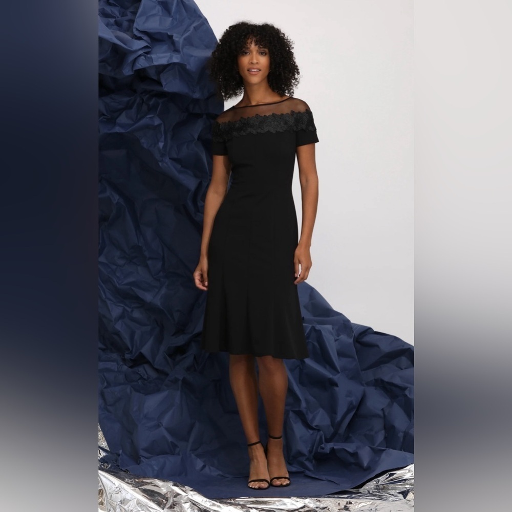 Maggy London TRACY ILLUSION Cocktail Dress SZ 2 US NWT ✨🔥🔥
